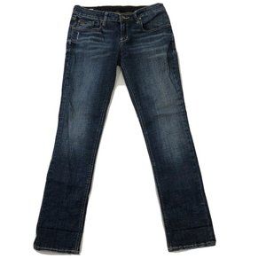 Quiksilver Jenas Women's 2/26 Blue Skinny Denim Pants Regular Fit Size 30x30 A*